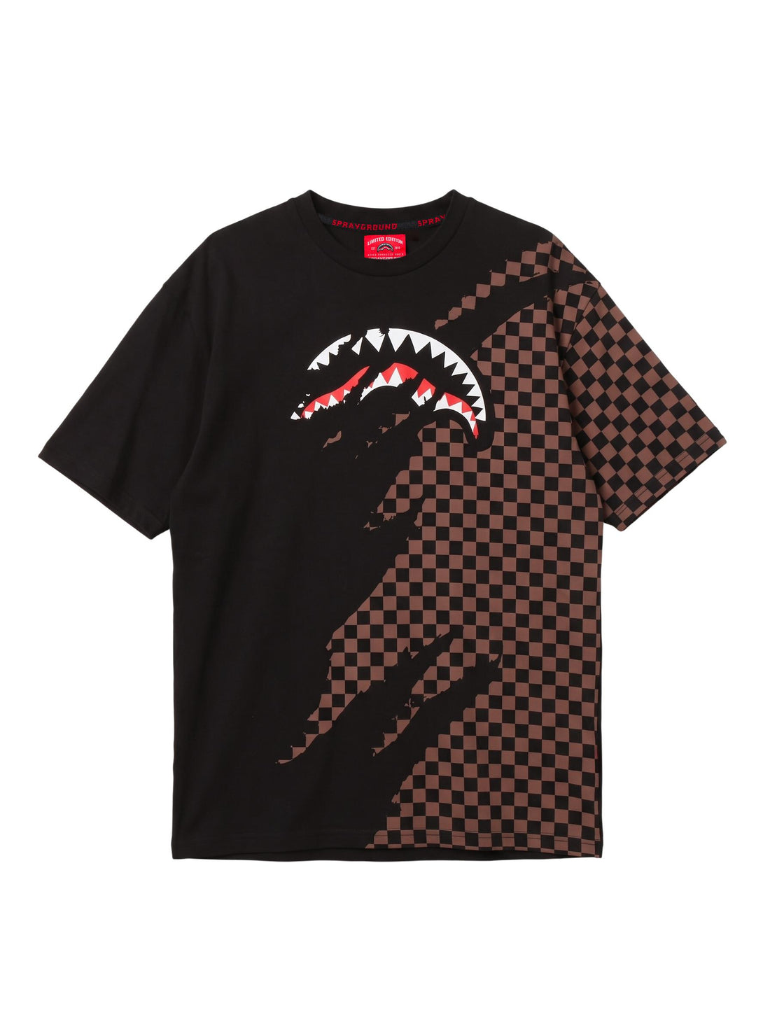 CLAW TEAR CHECK REGULAR T-SHIRT