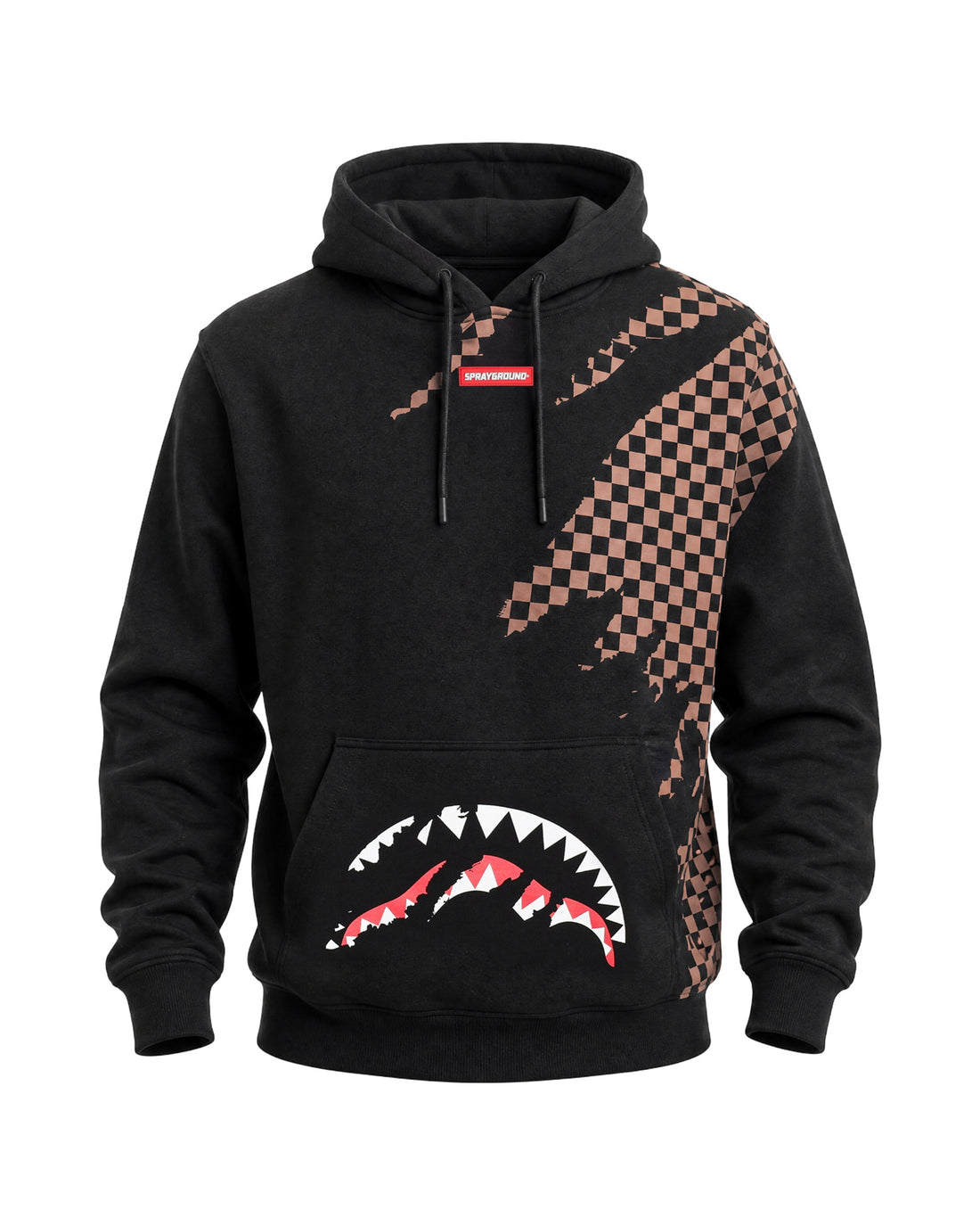 CLAW TEAR CHECK REGULAR HOODIE