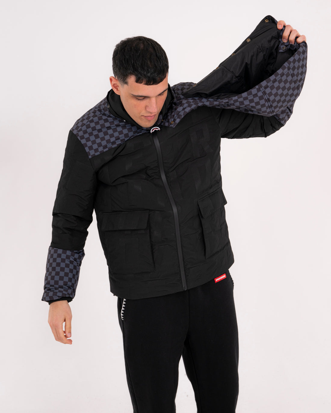 SG CHECKERED PADDED JACKET
