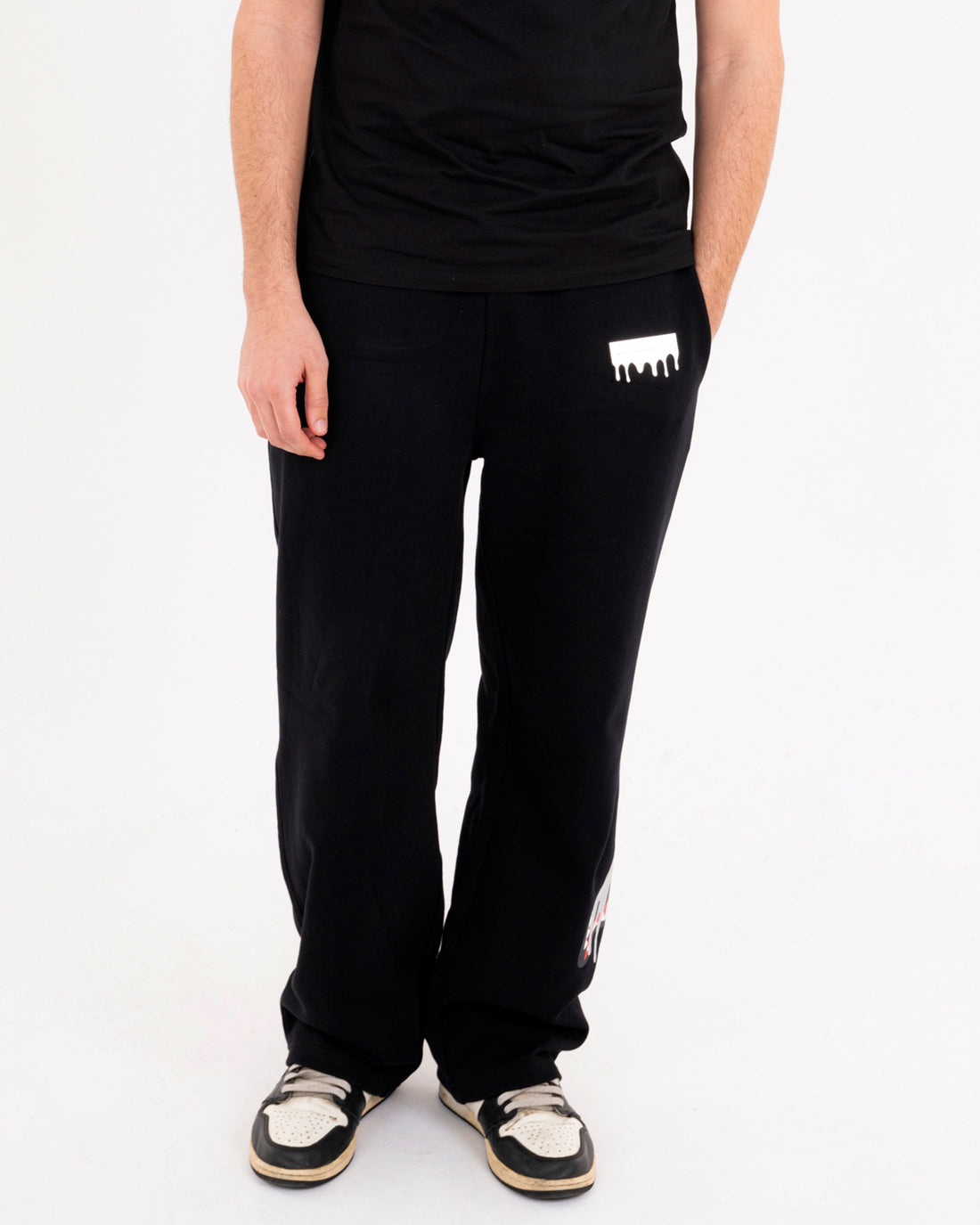 SILVER DRIP OVER PANTS