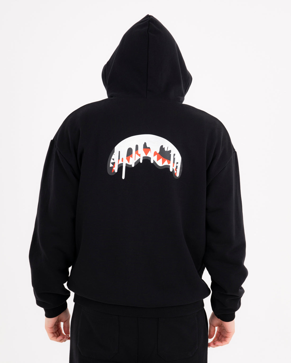 SILVER DRIP SMOOTH PERFECT FULL-ZIP HOODIE