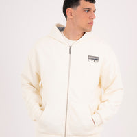 SILVER DRIP SMOOTH PERFECT FULL-ZIP HOODIE
