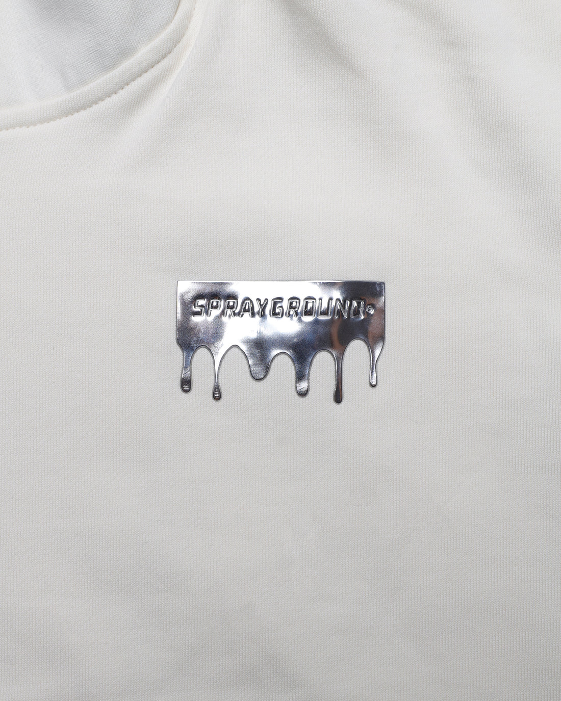 SILVER DRIP SMOOTH PERFECT FULL-ZIP HOODIE