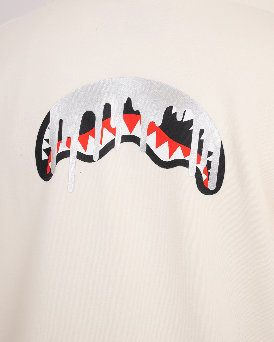 SILVER DRIP SMOOTH PERFECT FULL-ZIP HOODIE
