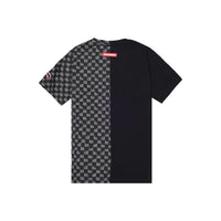 THROW IT TO ME DRIP CHECKERED SPLIT REGULAR T-SHIRT