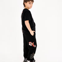 THROW IT TO ME DRIP CHECKERED SPLIT REGULAR T-SHIRT