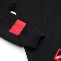 TOUCH OF RED REGULAR HOODIE BLACK