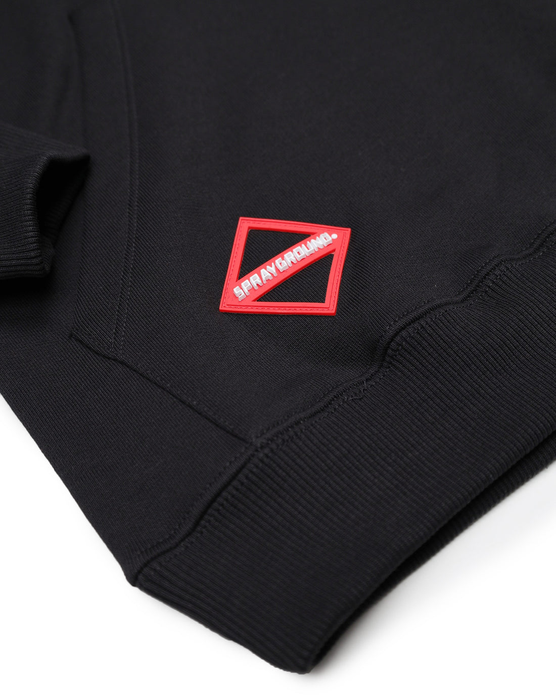 TOUCH OF RED REGULAR HOODIE BLACK