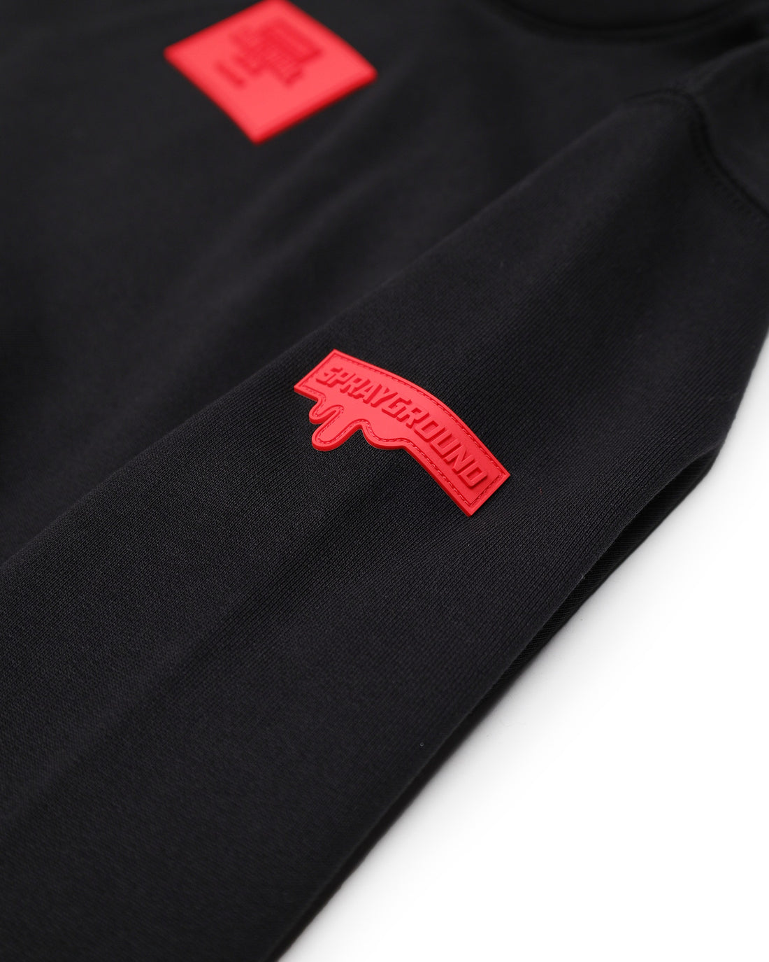 TOUCH OF RED REGULAR HOODIE BLACK