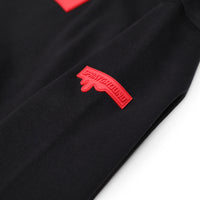 TOUCH OF RED REGULAR HOODIE BLACK