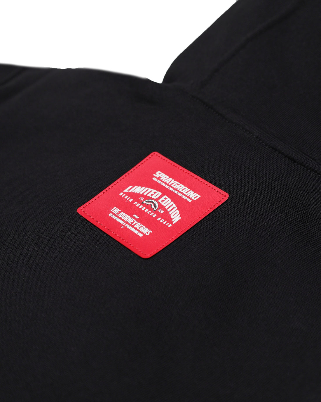 TOUCH OF RED REGULAR HOODIE BLACK