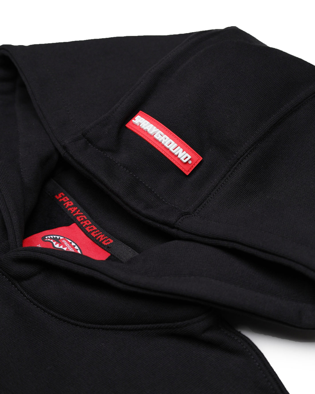 TOUCH OF RED REGULAR HOODIE BLACK