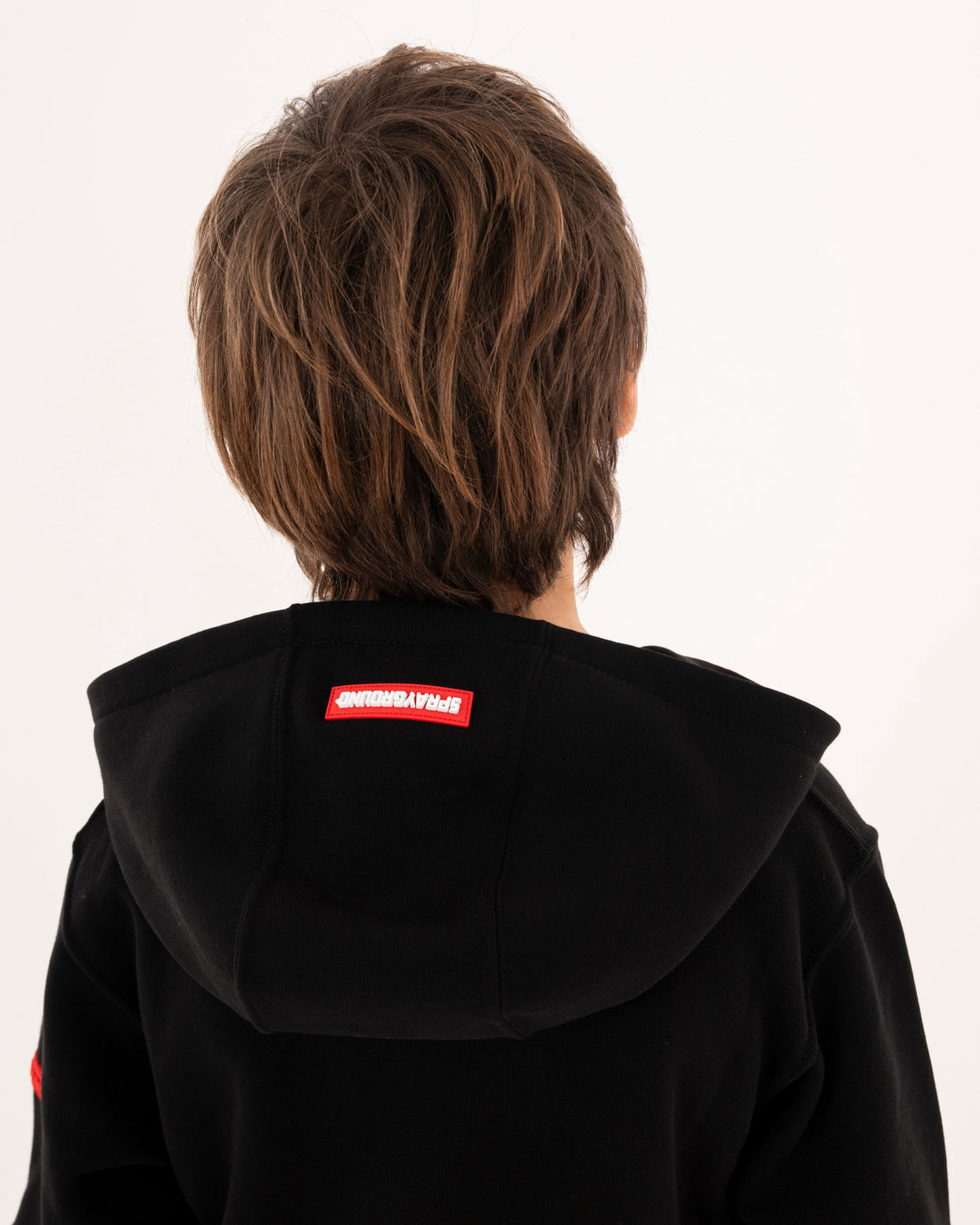 TOUCH OF RED REGULAR HOODIE BLACK