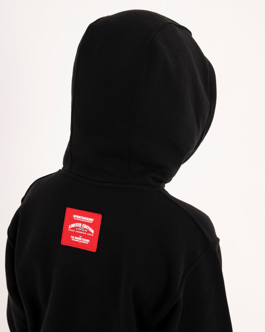 TOUCH OF RED REGULAR HOODIE BLACK