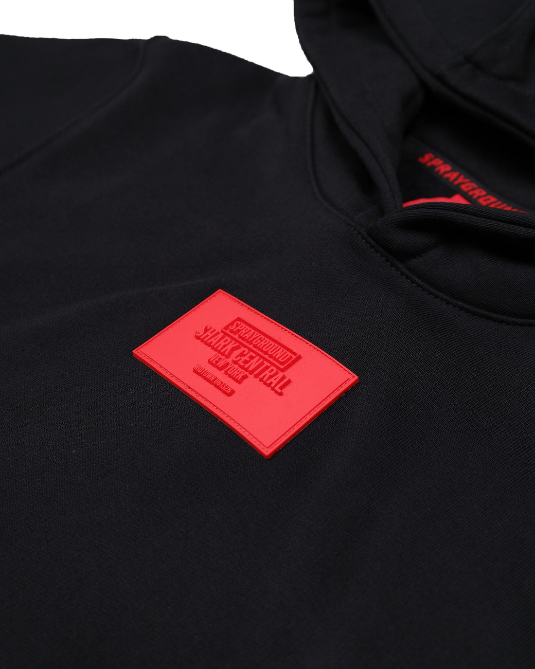 TOUCH OF RED REGULAR HOODIE BLACK