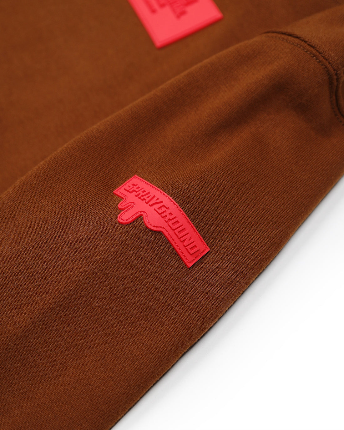 TOUCH OF RED REGULAR HOODIE BROWN