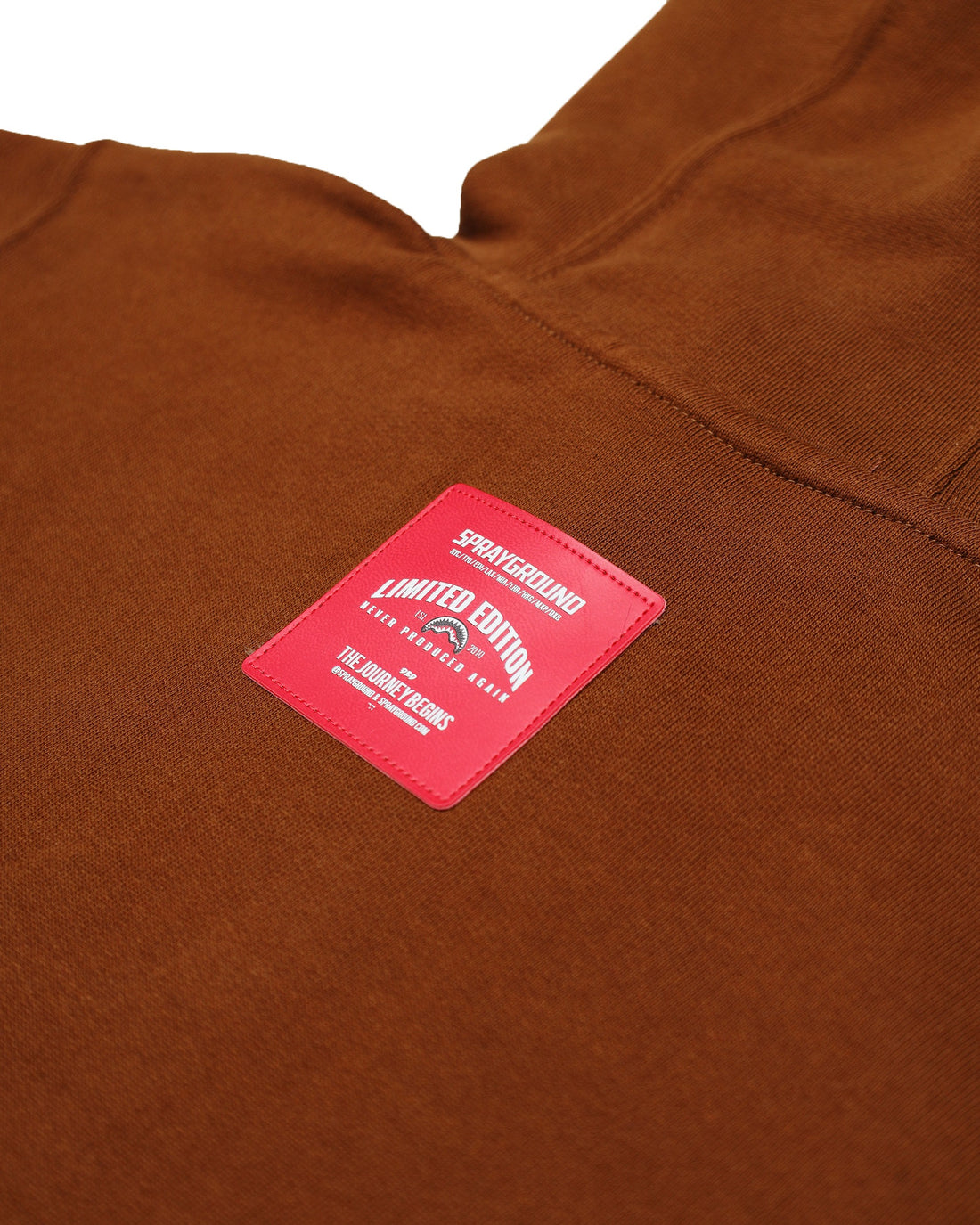 TOUCH OF RED REGULAR HOODIE BROWN