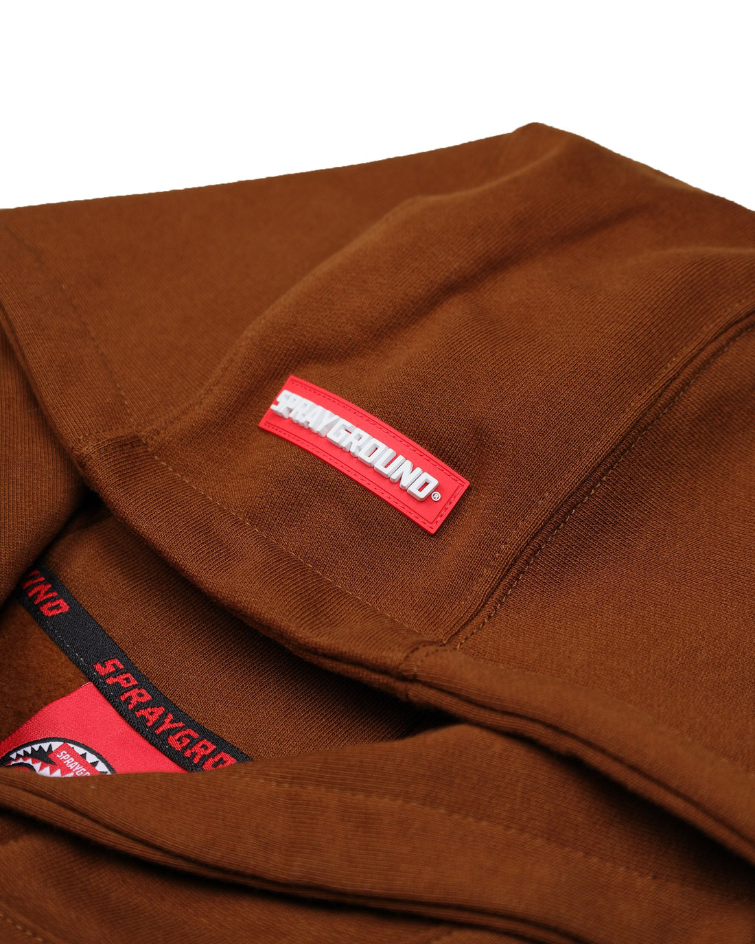 TOUCH OF RED REGULAR HOODIE BROWN