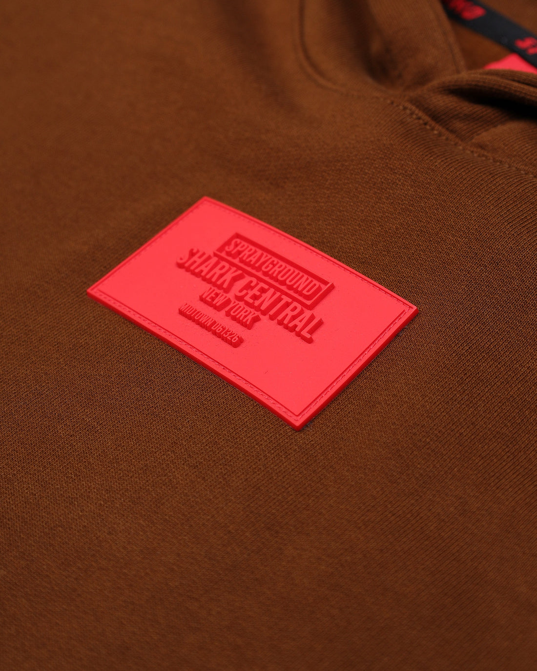 TOUCH OF RED REGULAR HOODIE BROWN