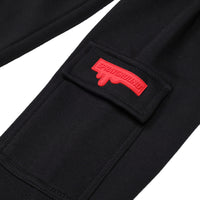 TOUCH OF RED BAGGY PANTS BLACK
