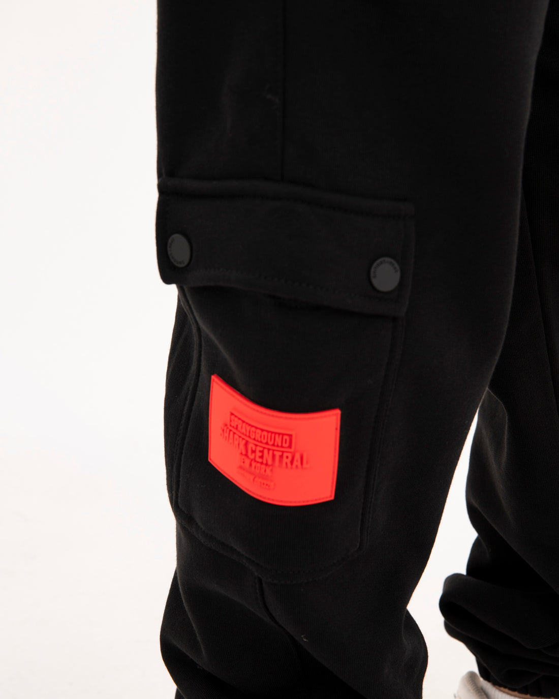 TOUCH OF RED BAGGY PANTS BLACK