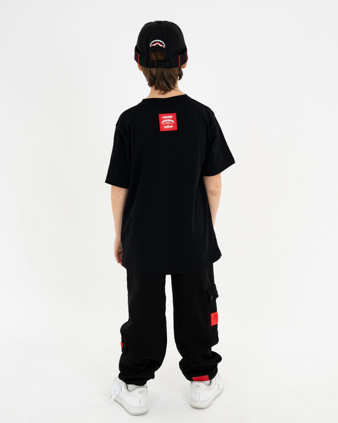 TOUCH OF RED BAGGY PANTS BLACK