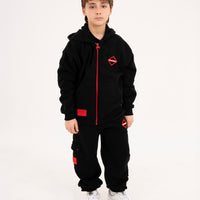 TOUCH OF RED BAGGY PANTS BLACK