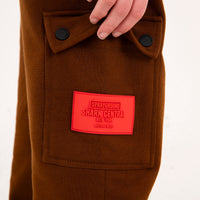 TOUCH OF RED BAGGY PANTS BROWN