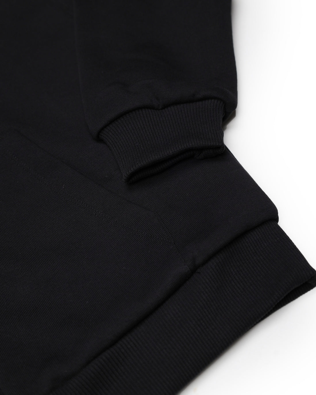 TOUCH OF RED OVER FULL-ZIP HOODIE BLACK