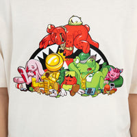 SLEEPY SPRAY SQUAD REGULAR T-SHIRT IVORY