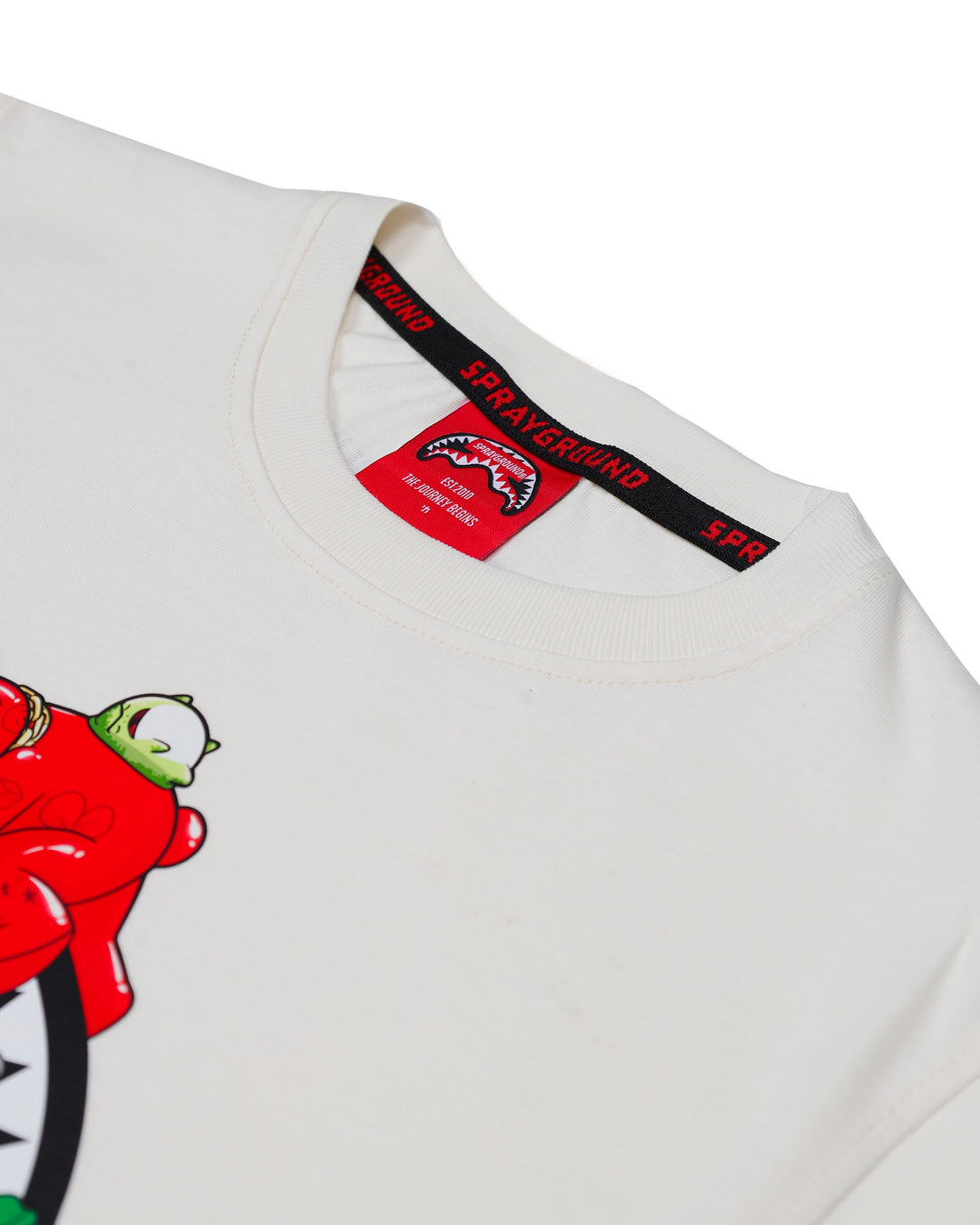 SLEEPY SPRAY SQUAD REGULAR T-SHIRT IVORY