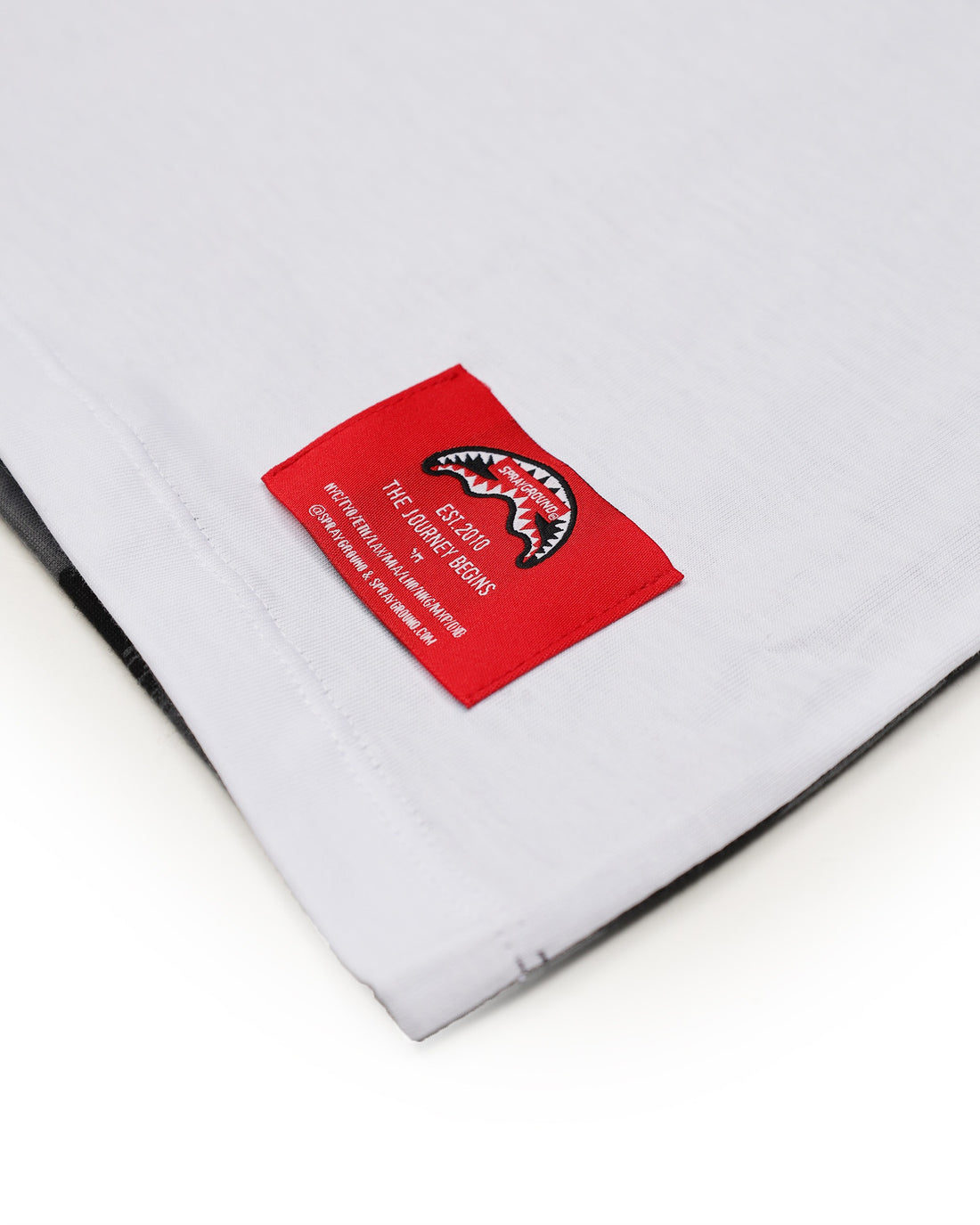 TURN AROUND OVER T-SHIRT WHITE
