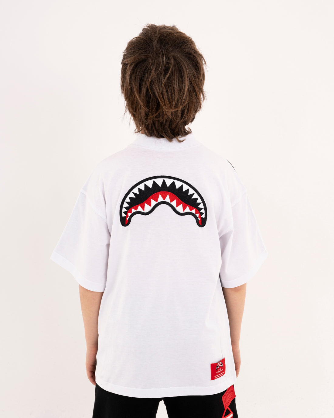TURN AROUND OVER T-SHIRT WHITE