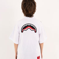 TURN AROUND OVER T-SHIRT WHITE