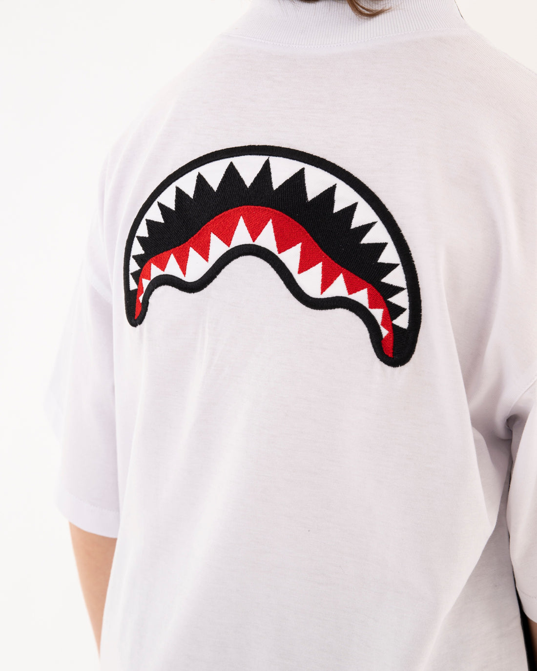 TURN AROUND OVER T-SHIRT WHITE
