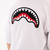 TURN AROUND OVER T-SHIRT WHITE