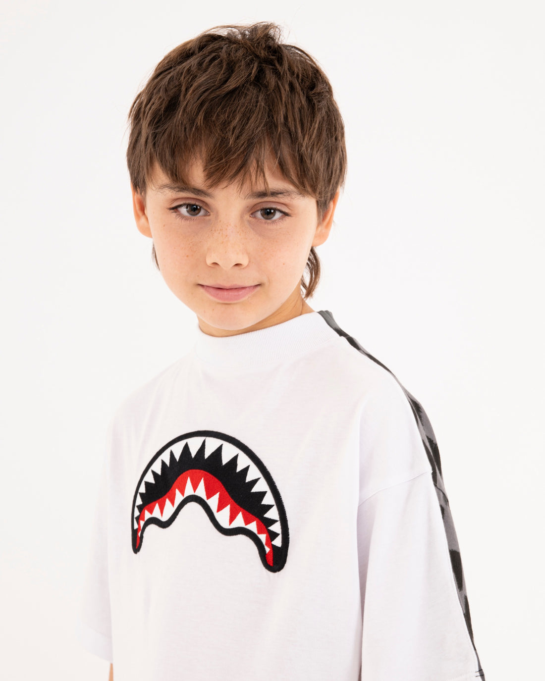 TURN AROUND OVER T-SHIRT WHITE