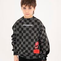 TURN AROUND PERFECT CREWNECK BLACK