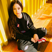 SHARK IN JAPAN OVER CREWNECK BLACK