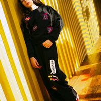 SHARK IN JAPAN OVER CREWNECK BLACK