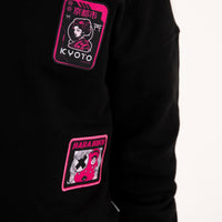 SHARK IN JAPAN OVER CREWNECK BLACK