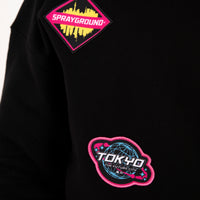 SHARK IN JAPAN OVER CREWNECK BLACK