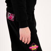 SHARK IN JAPAN PANTS BLACK
