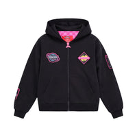 SHARK IN JAPAN OVER FULL-ZIP HOODIE BLACK