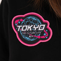 SHARK IN JAPAN OVER FULL-ZIP HOODIE BLACK