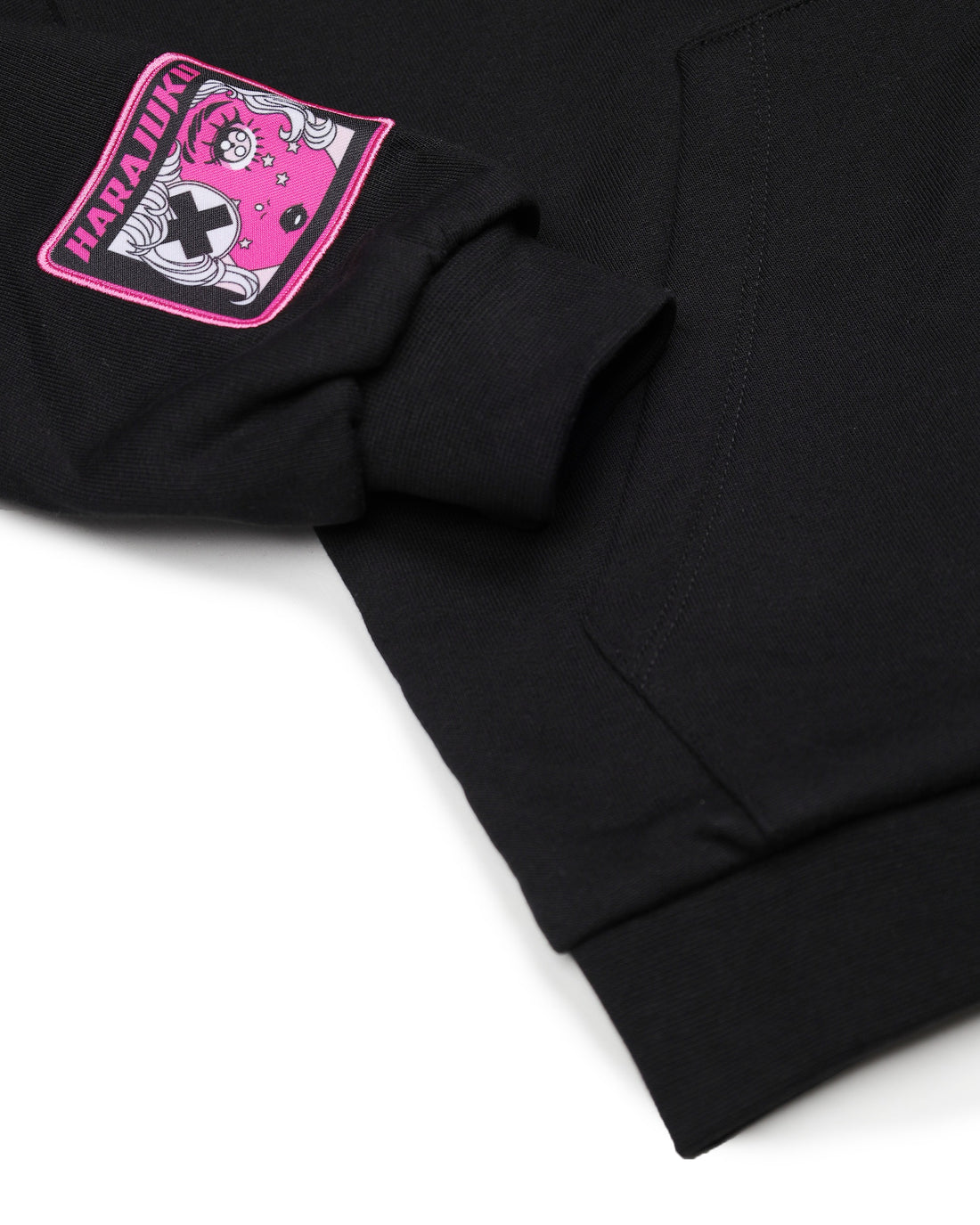 SHARK IN JAPAN OVER FULL-ZIP HOODIE BLACK