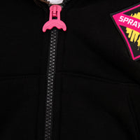 SHARK IN JAPAN OVER FULL-ZIP HOODIE BLACK