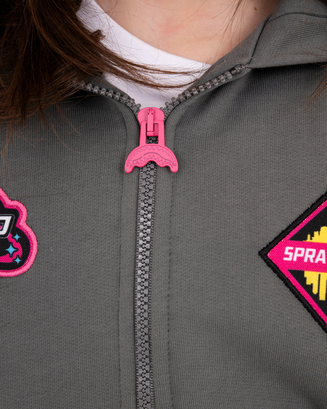 SHARK IN JAPAN OVER FULL-ZIP HOODIE