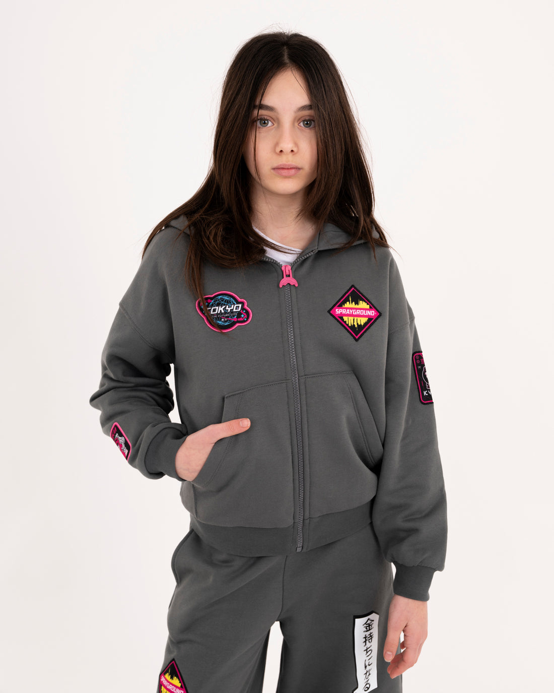 SHARK IN JAPAN OVER FULL-ZIP HOODIE