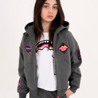 SHARK IN JAPAN OVER FULL-ZIP HOODIE
